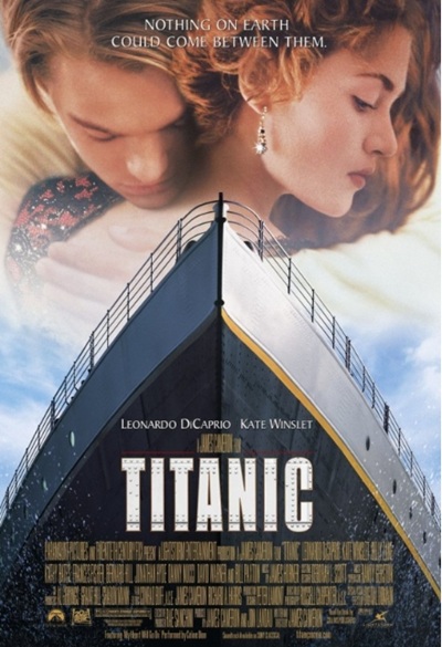 타이타닉(Titanic,1997): 침몰하는 배속에서 남녀의 사랑 이야기