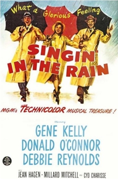 사랑은 비를 타고(Singin' in the Rain,1952):유성영화의 탄생 속에서 진짜 목소리를 찾아가는 스타들의 사랑과 성장 이야기