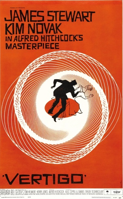 현기증(Vertigo,1958):트라우마에 갇힌 형사의 헛된 집착이 부른 비극적인 사랑과 반전의 미스터리